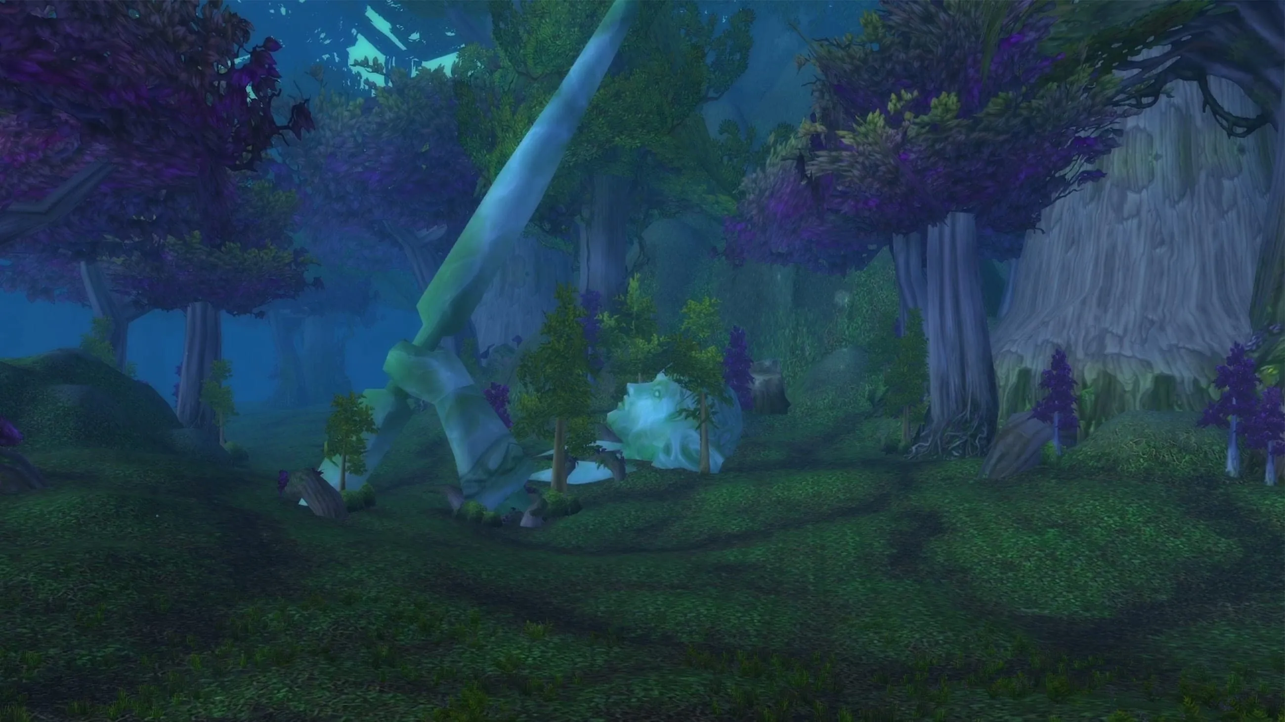 Ashenvale, second view in World of Warcraft: Forever — official artwork
